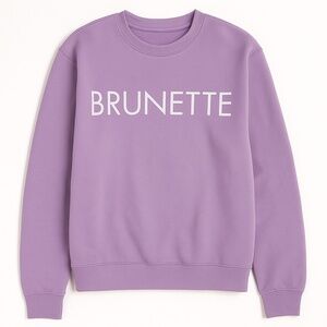 Brunette The Label | Classic Crewneck | Lilac | Size S/M